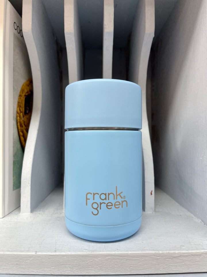 frank green Limited Edition Sky Blue Ceramic Reusable Cup - 10oz / 295ml