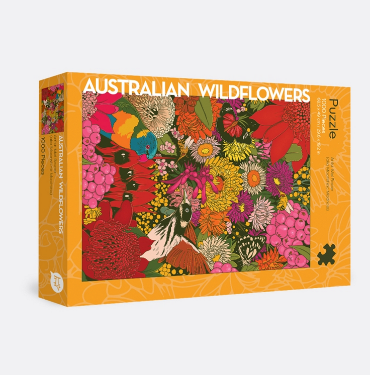Australian Wildflowers: 1000-Piece Puzzle  By Mel Baxter