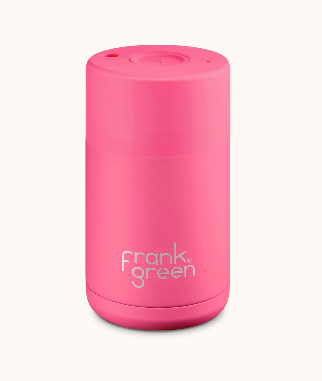 frank green Ceramic Neon Pink Reusable Cup - 10oz / 295ml