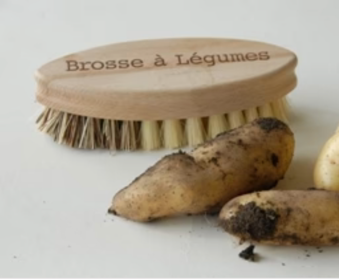 Vegetable Brush - French Text - Heaven In Earth