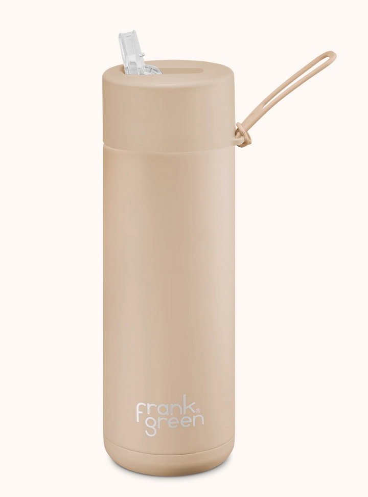 frank green Limited Edition Soft Stone Ceramic Reusable Bottle - 20oz / 595ml