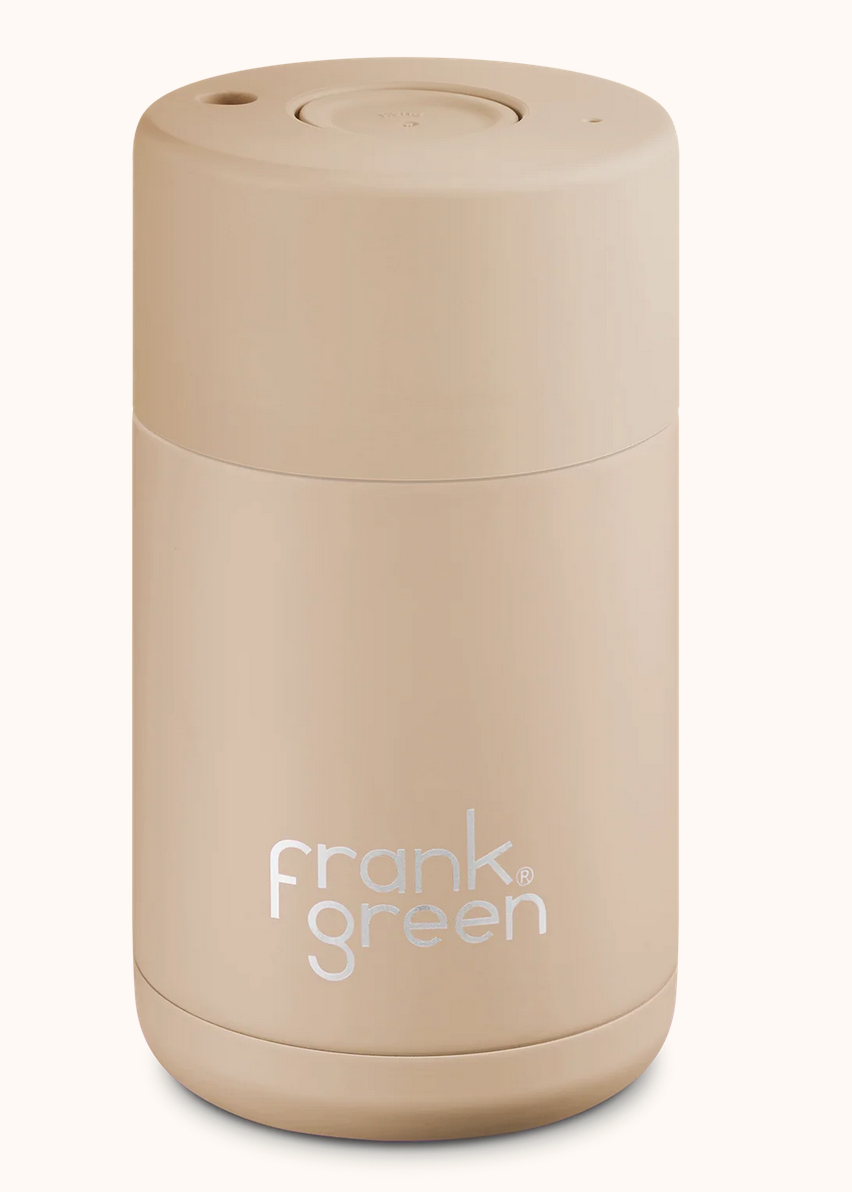 frank green Limited Edition Soft Stone Ceramic Reusable Cup - 10oz / 295ml