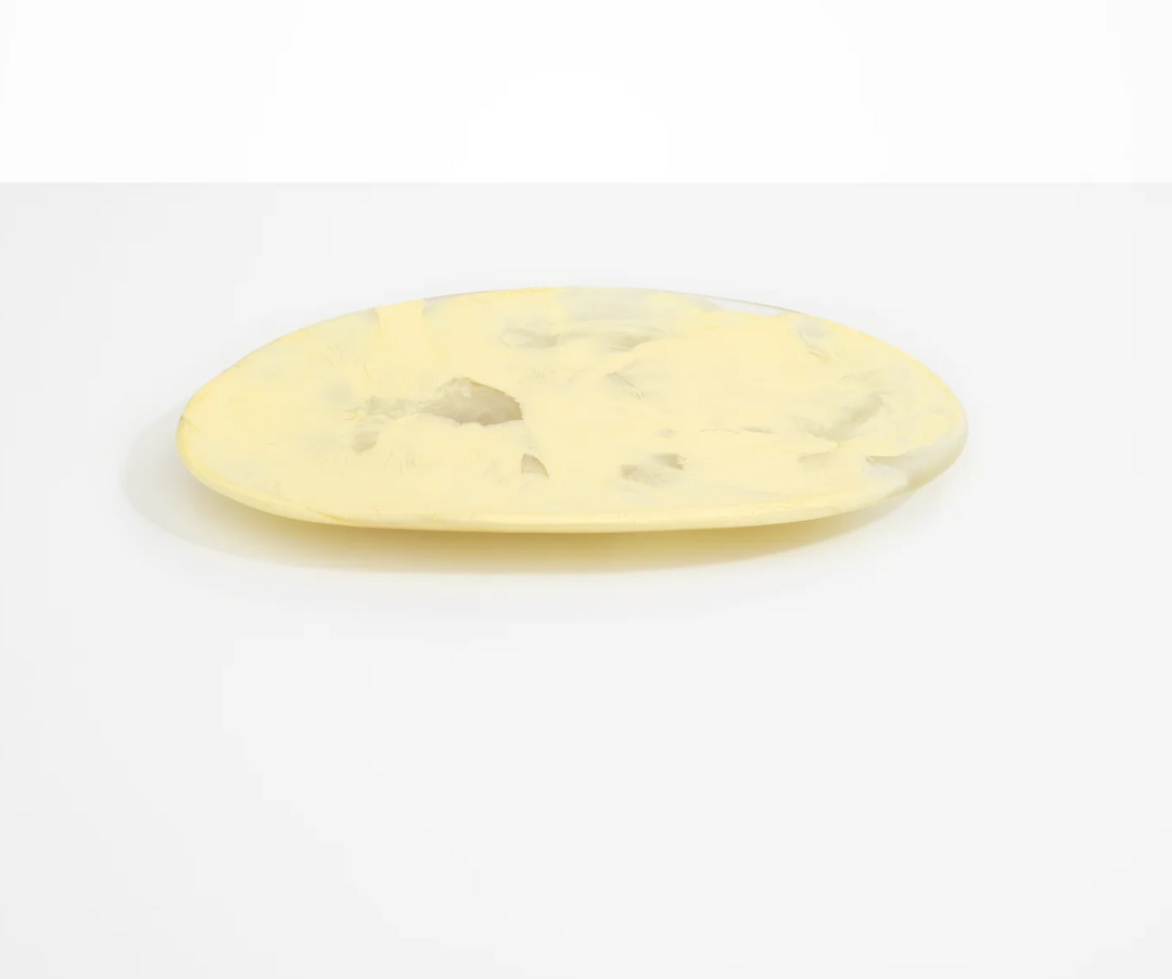 Dinosaur Designs Resin Temple Platter - Lemon