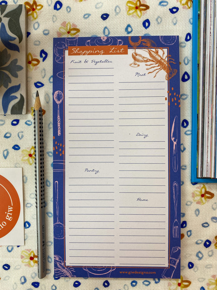 GIW Designs - Lenny 's Shopping List Notepad