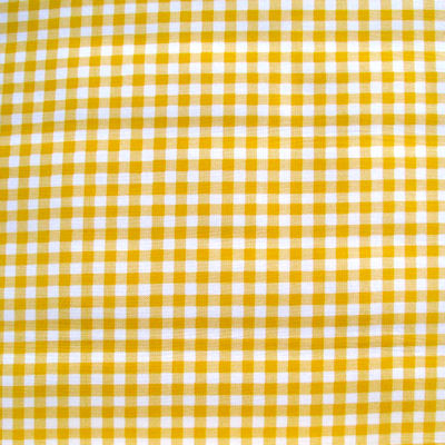 Ben Elke Mexican Oil Cloth Tablecloth Square - Minigingham Yellow