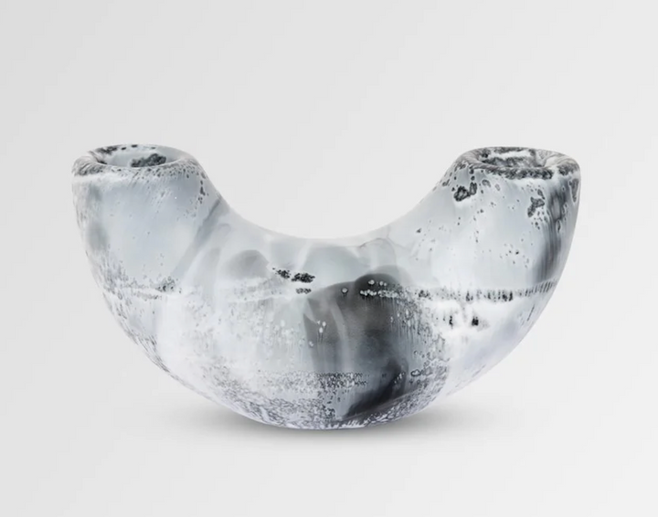 Dinosaur Designs Vase Horn - White Marble